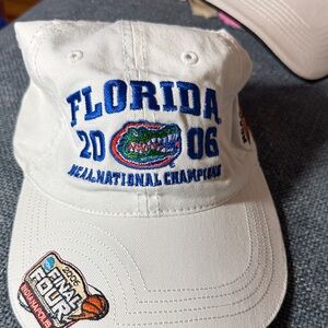 White Florida Gators NCAA 2006 Championship Cap